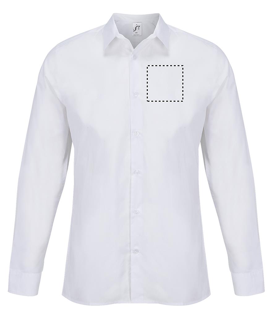 BAILEY MEN POPLIN SHIRT chest left wh
