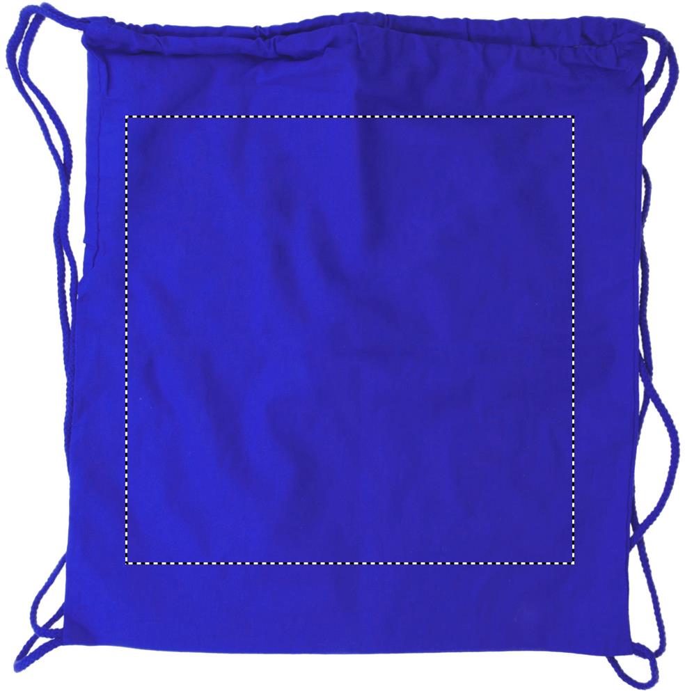 100gr/m² cotton drawstring bag front 37