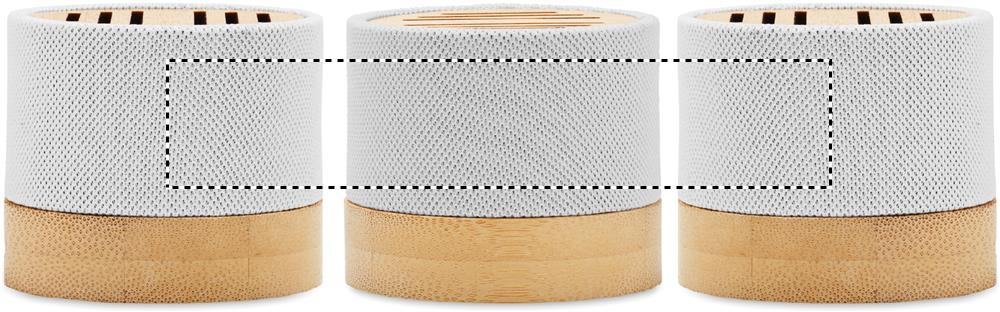 Speaker wireless Bamboo RPET roundscreen 06