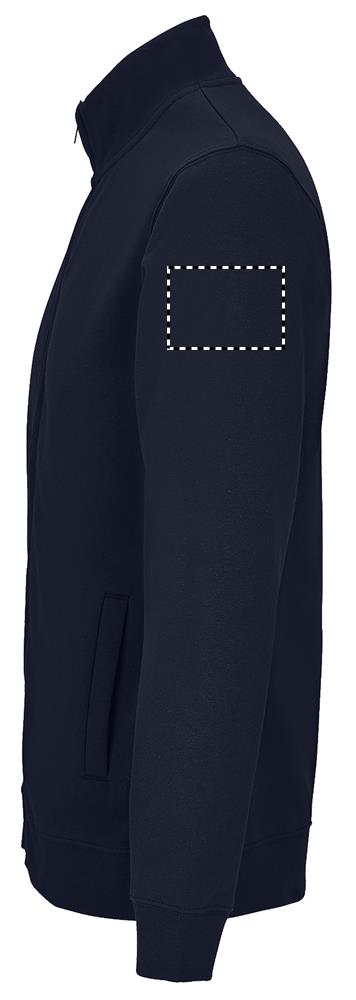 COOPER FULL ZIP SWEAT arm left fn
