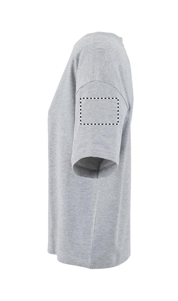 BOXY WOMEN OVERSIZE T-SHIRT arm left dh