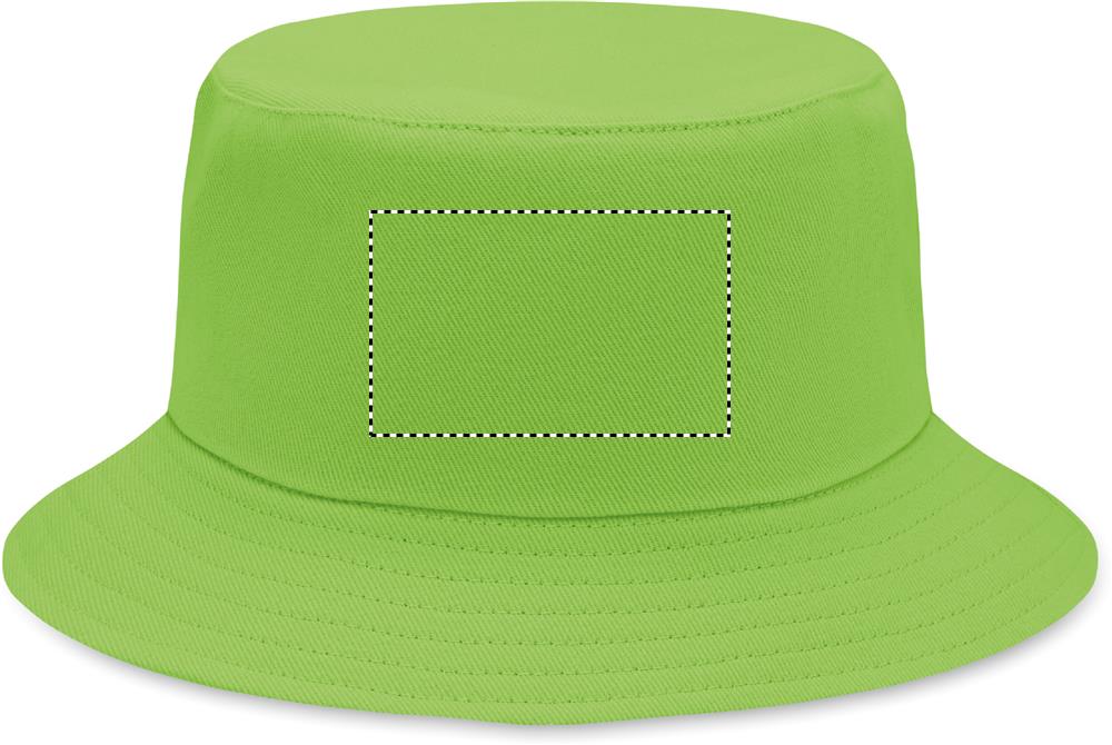 Brushed 260gr/m² cotton sunhat back 48