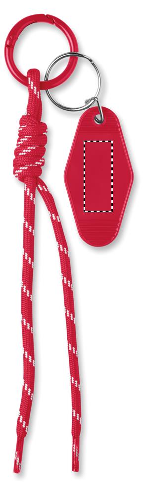 Braided rope with tag keyring side 1 05