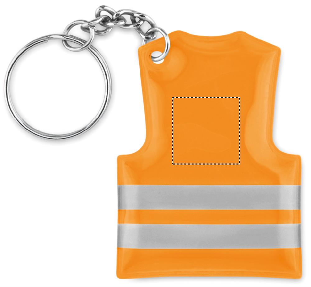 Portachiavi gilet rifrangente front 71