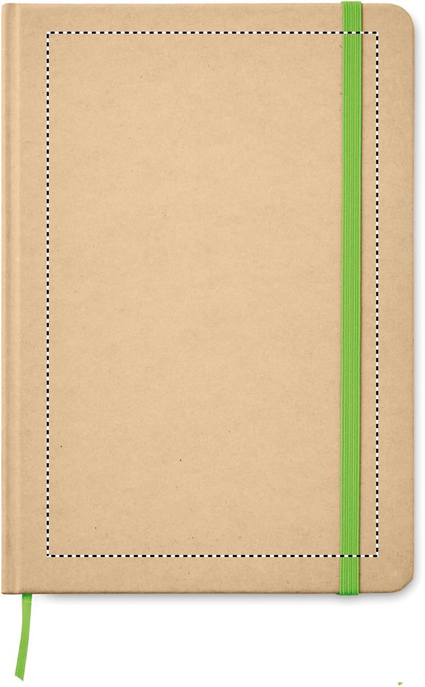A5 recycled notebook 80 lined front 48