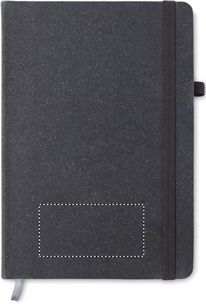 Recycled PU A5 lined notebook front pad 03