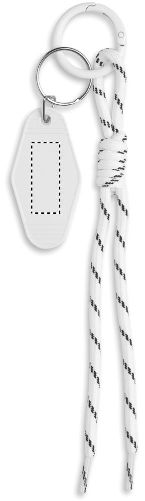 Braided rope with tag keyring side 2 06