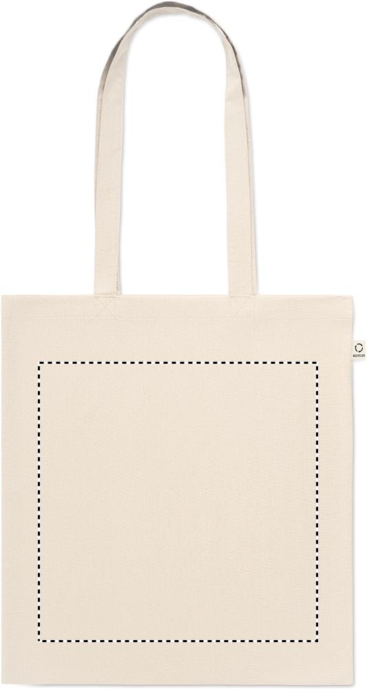 Shopper in cotone riciclato front 13