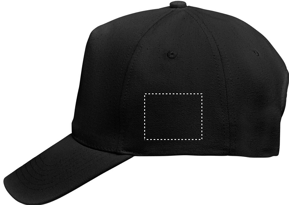 Organic cotton baseball cap left side 03