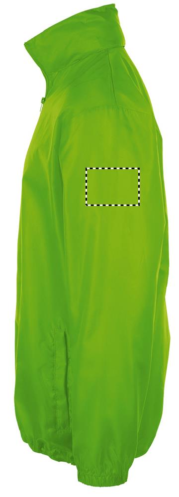 SHIFT UNISEX WINDBREAKER arm left lm