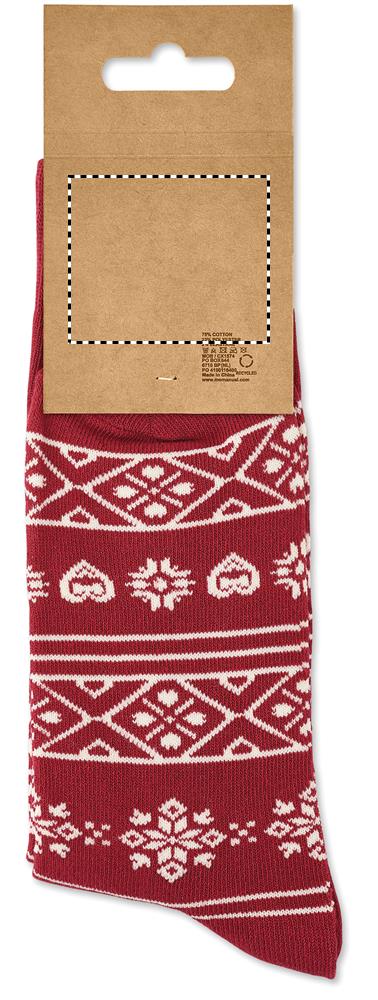 Coppia di calzini natalizi M cardboard side 2 02
