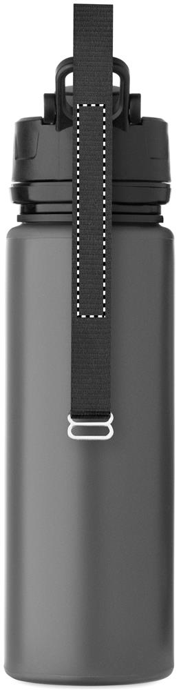 Foldable silicone sports bottle middle of strap 15