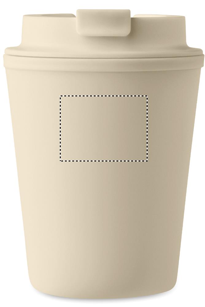 Recycled PP tumbler 300 ml front upper 13