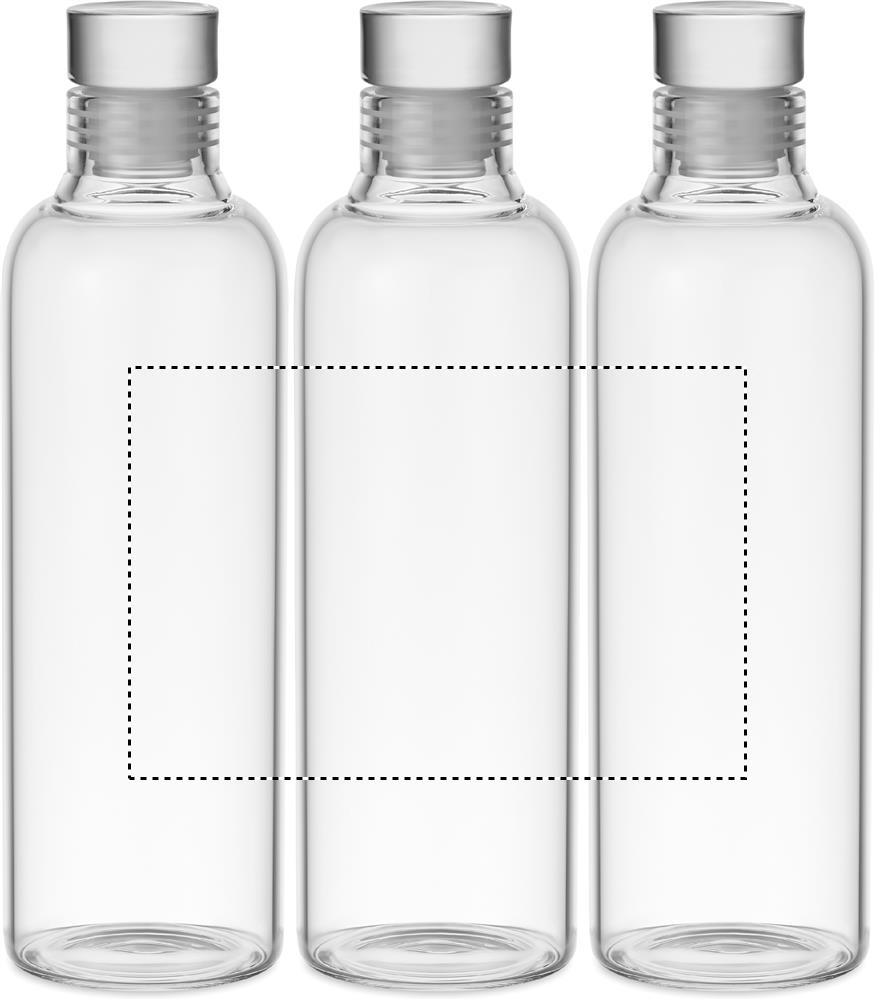 Borosilicate bottle 500 ml roundscreen 22