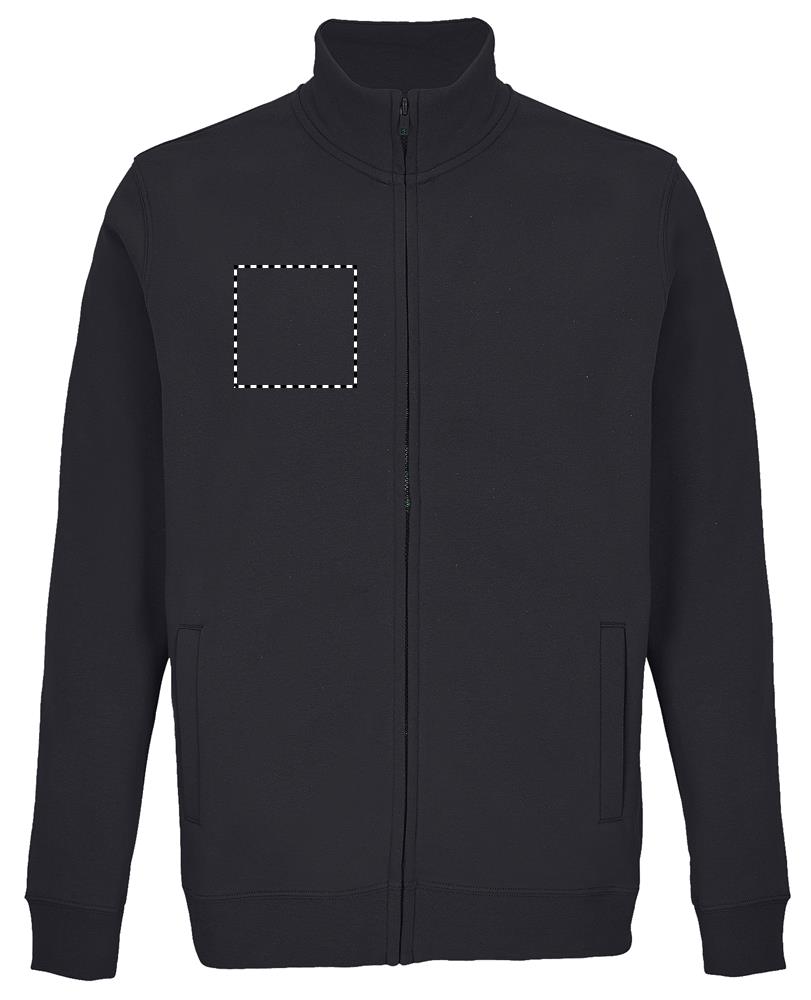 COOPER FULL ZIP SWEAT chest right bk