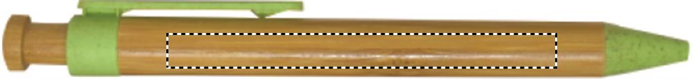 Penna a sfera in bamboo barrel left handed 09