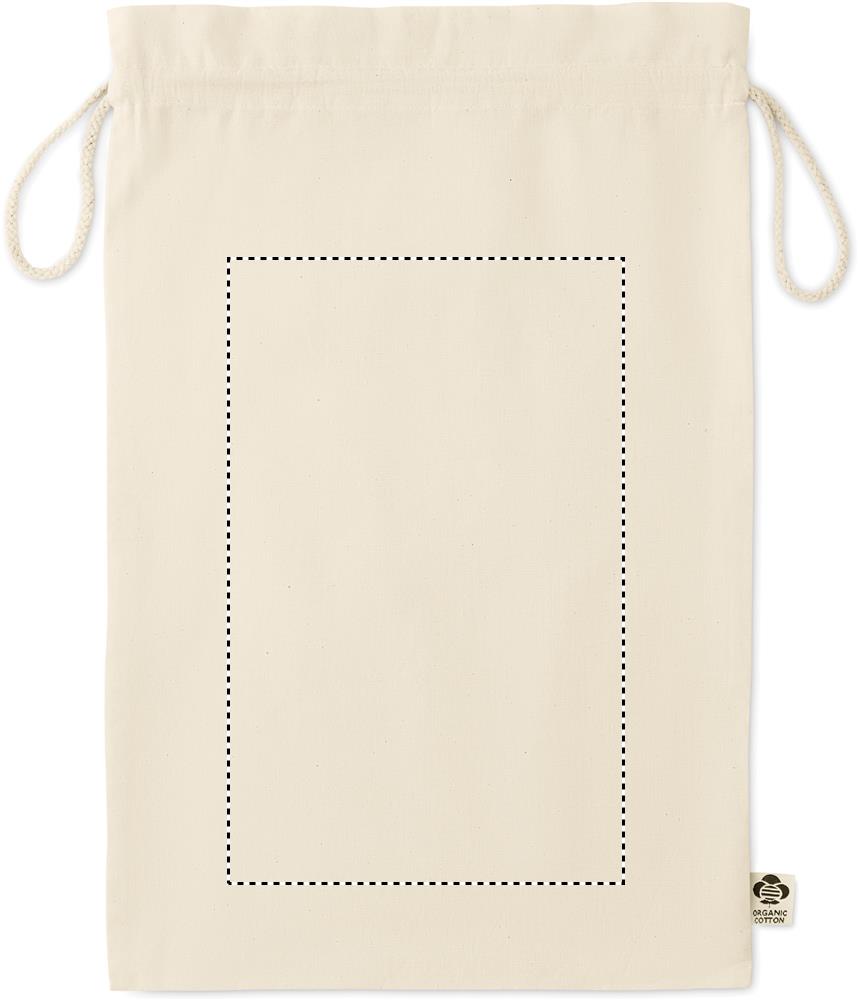 Large organic cotton gift bag front 13