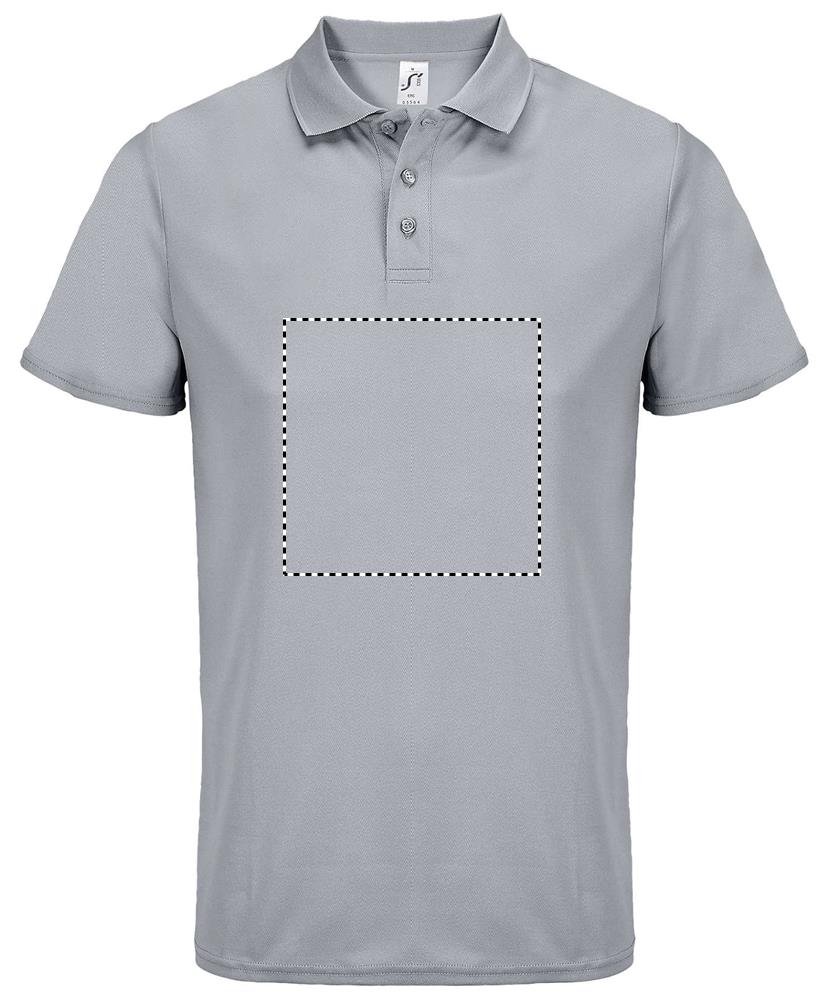 PITCHER UNISEX POLO front pg