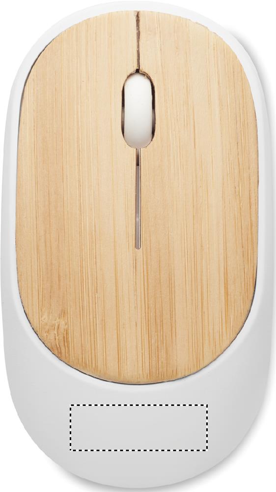 Wireless mouse in bamboo top lower 06