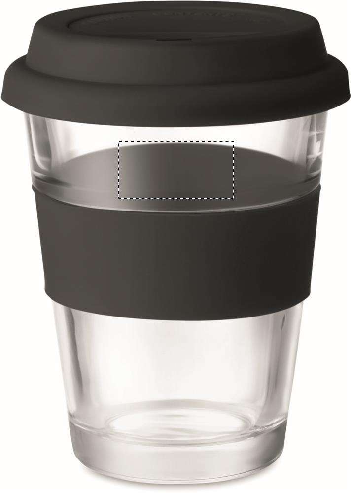 Glass tumbler 350 ml mug front upper 03