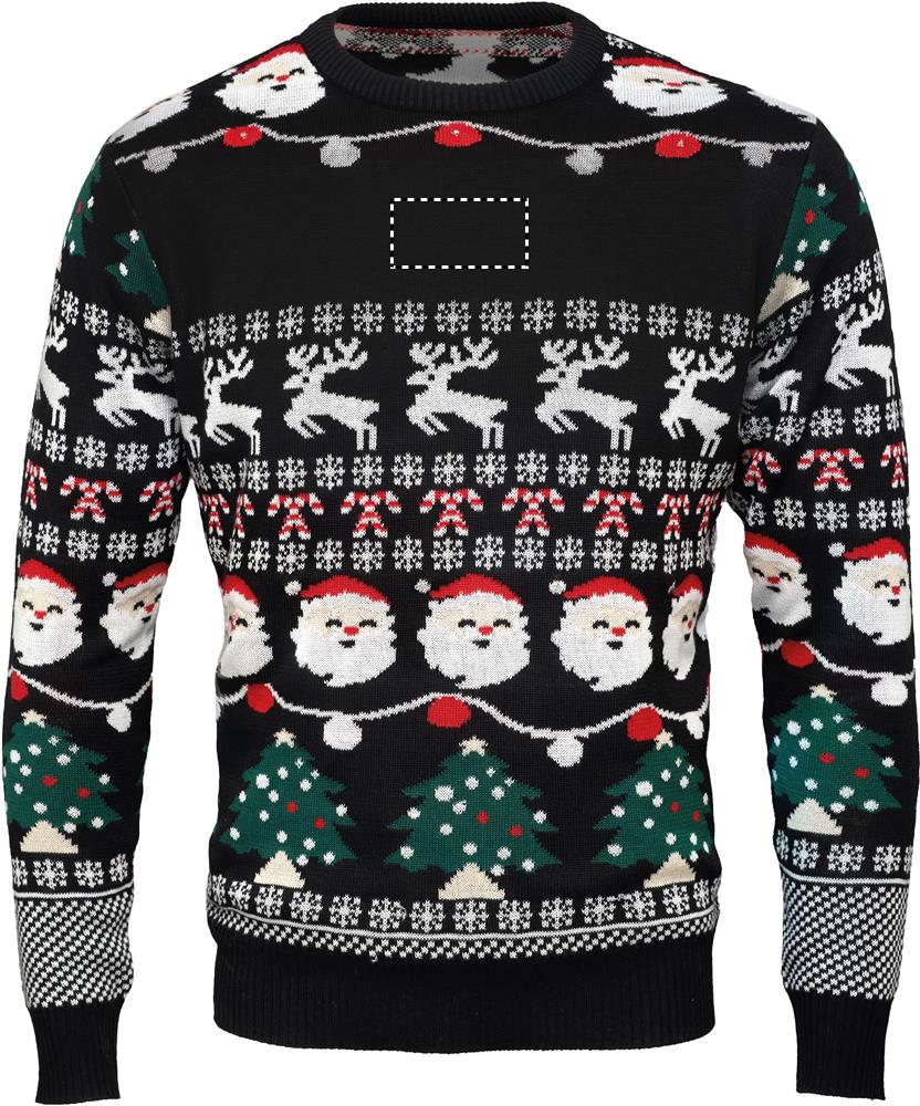 Maglione natalizio a LED L/XL embroidery center 03