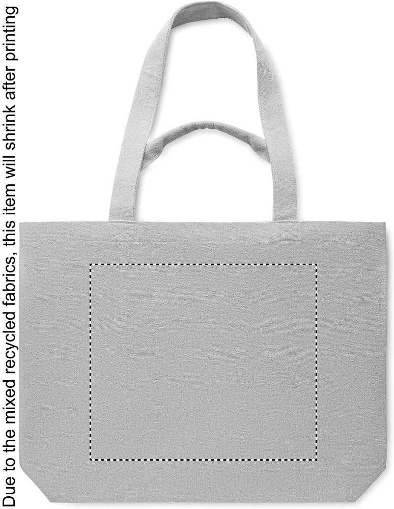 Borsa da spiaggia in tela 320 gr/m front 07