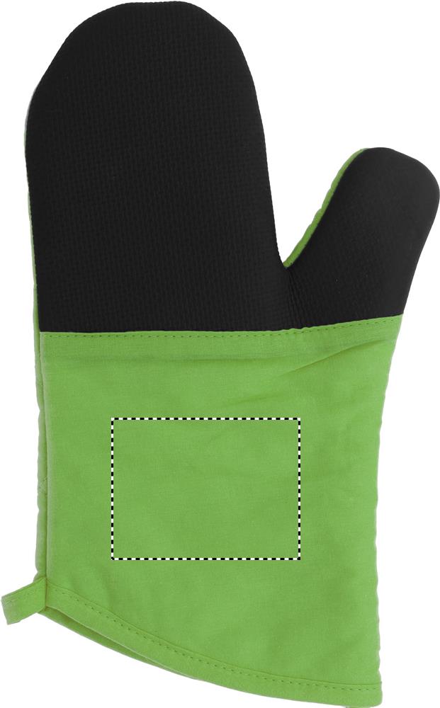 Cotton oven glove back 09