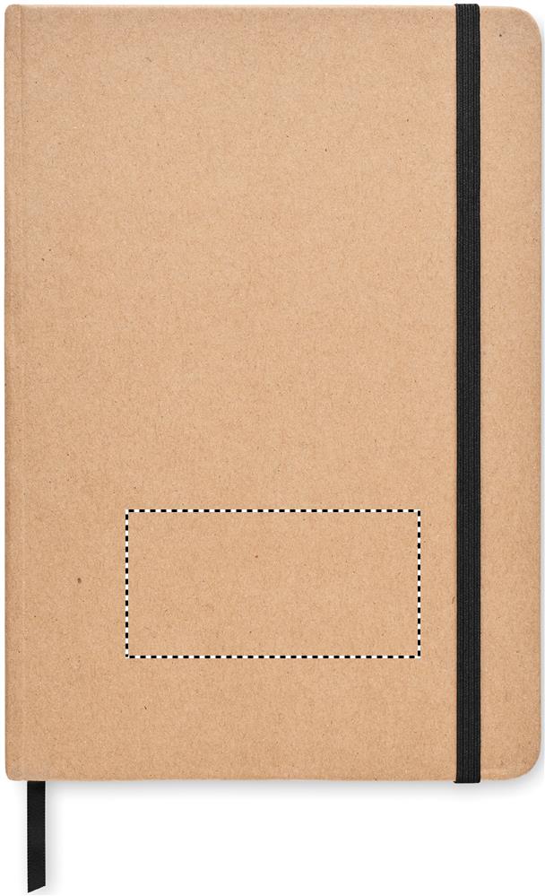 A5 notebook recycled carton front pad 13