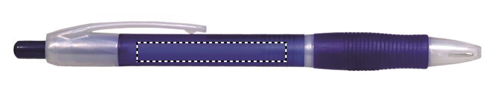 Ball pen with rubber grip barrel left handed 23