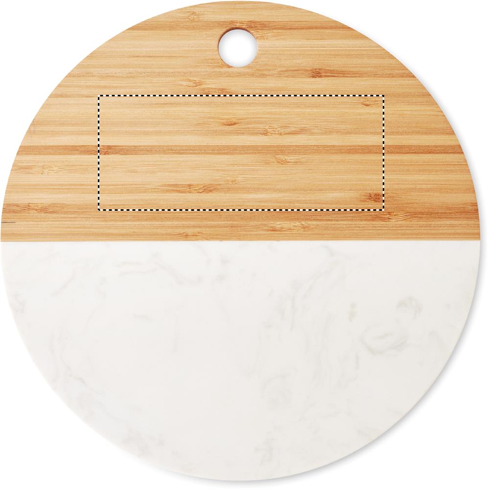 Marble/ bamboo serving board side 1 40