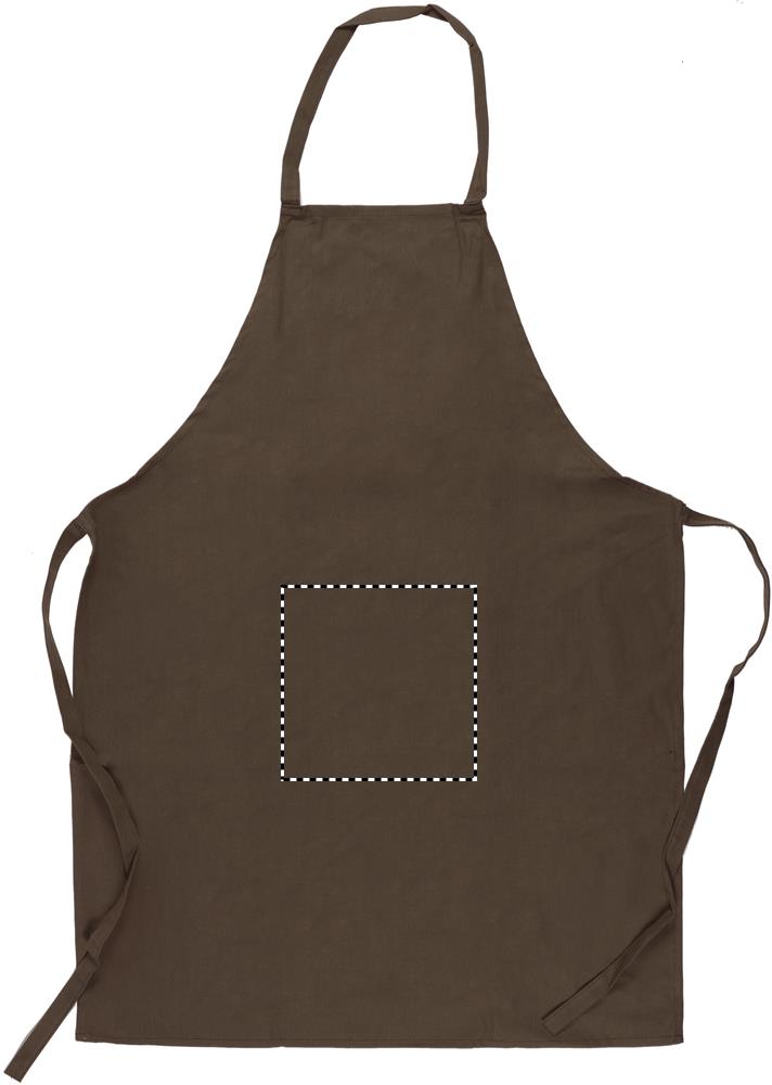 Kitchen apron in cotton middle embroidery 67