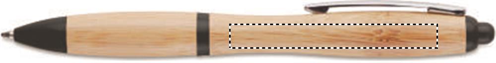 Penna a sfera in ABS e bamboo right handed 03