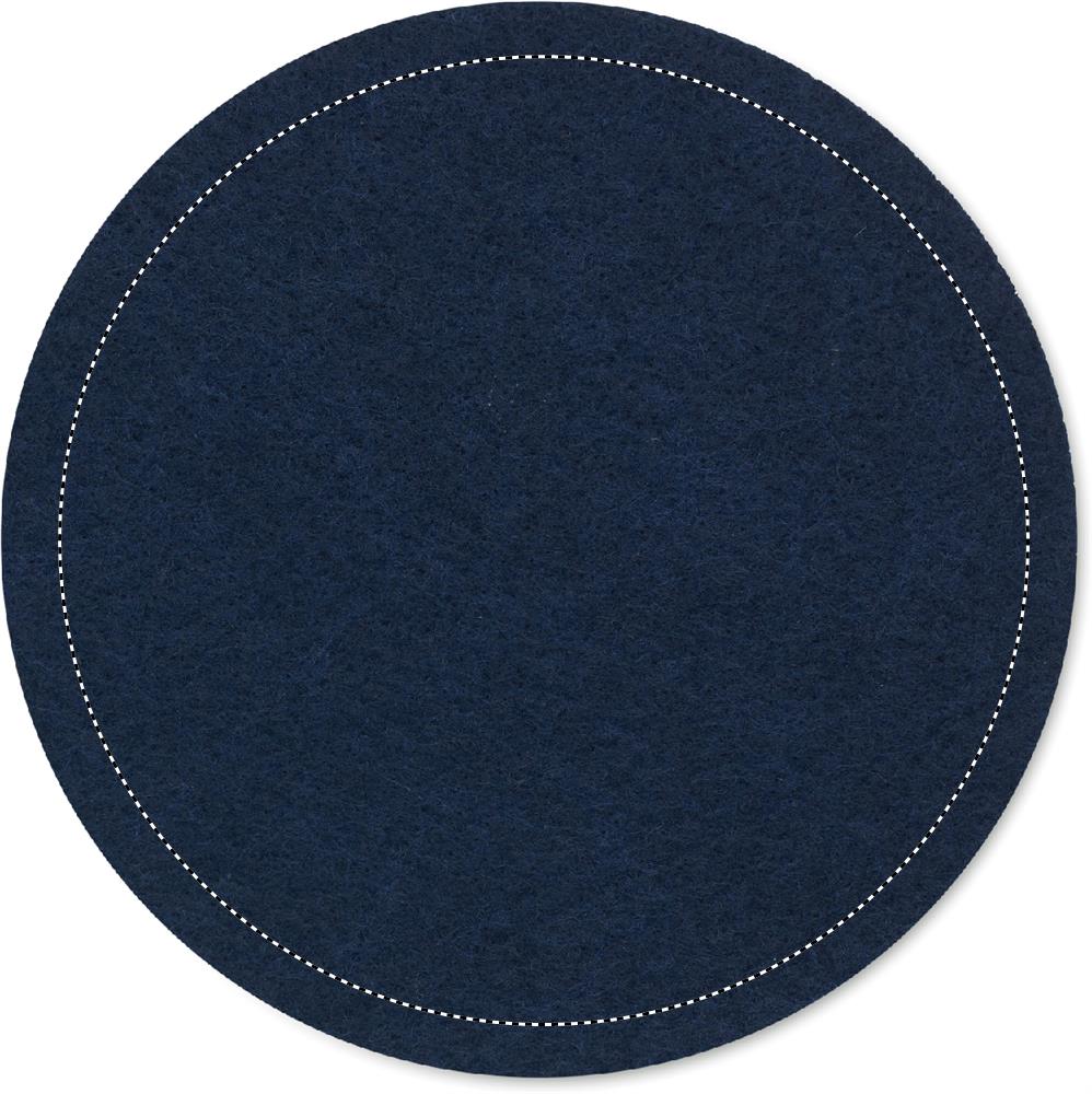 Round coaster in RPET felt side 1 04