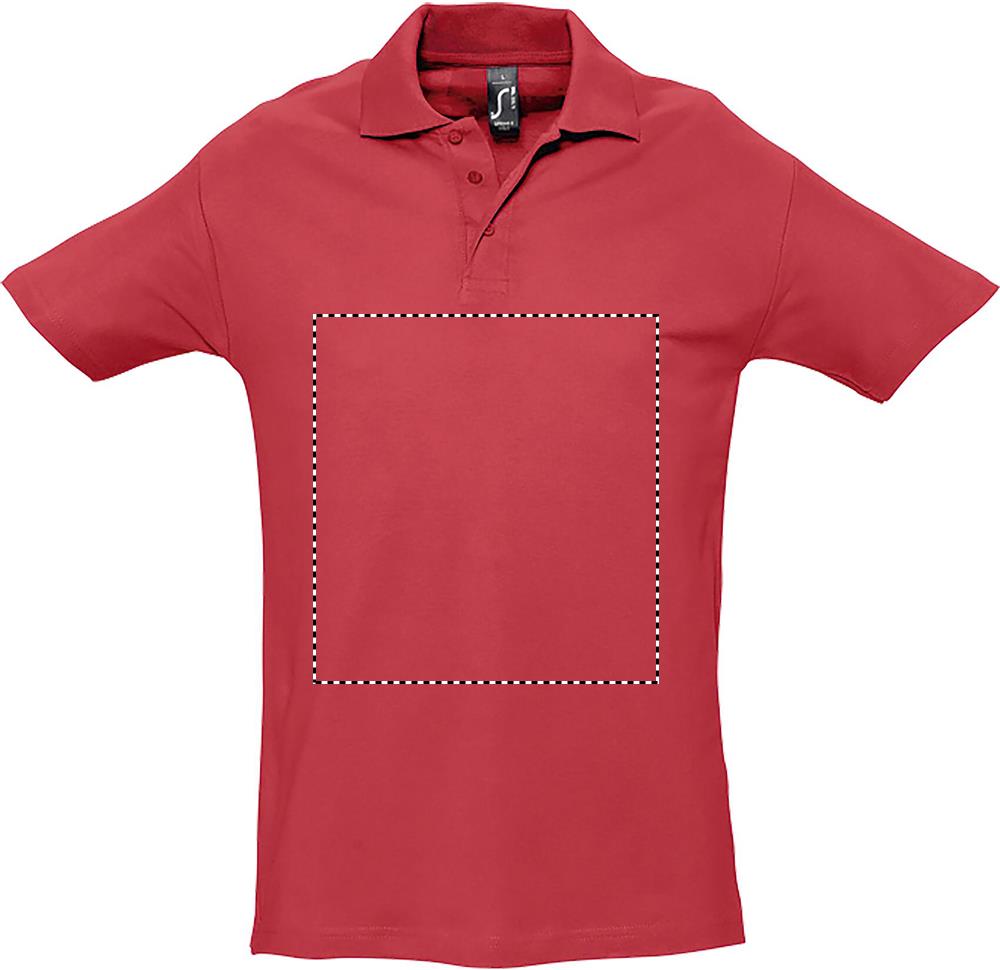 SPRINgII MEN POLO 210g front rd