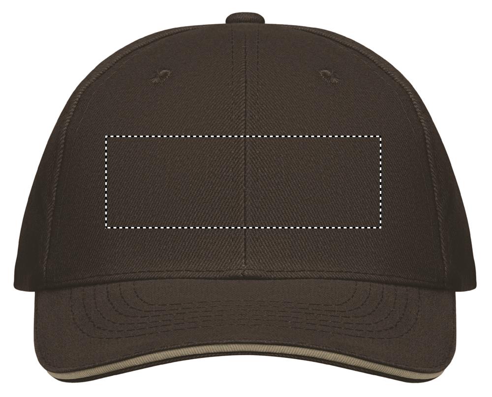 BUFFALO SIX PANEL CAP front embroidery ip
