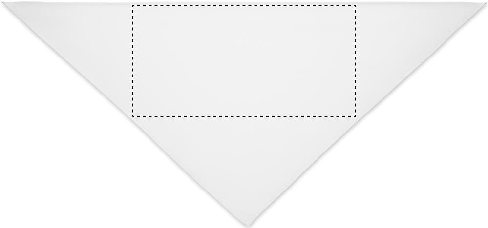 BANDANA POLYCOTTON side 1 neck wh