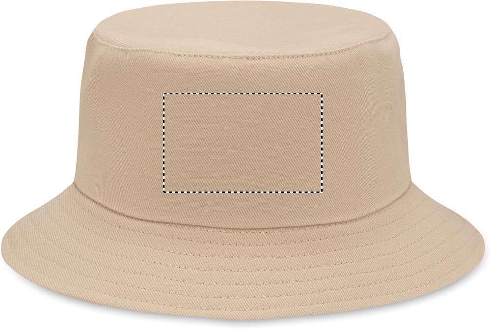 Brushed 260gr/m² cotton sunhat back 39