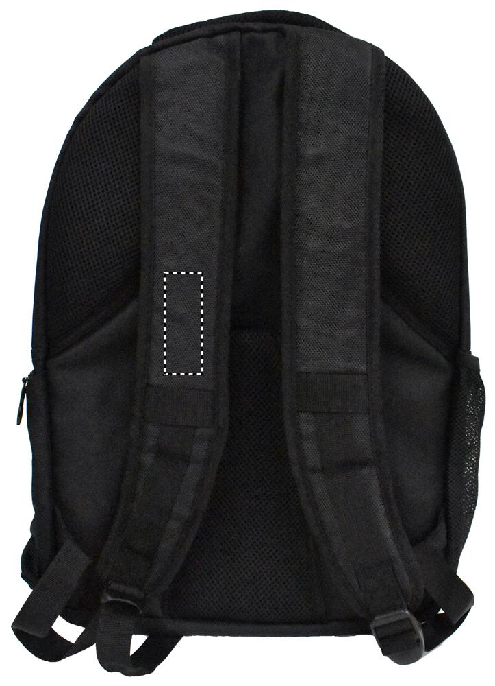 Laptop backpack shoulder strap left 03