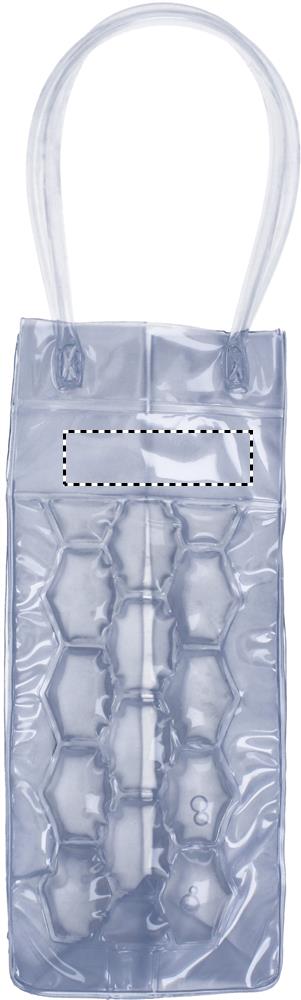 Transparent PVC cooler bag front 22