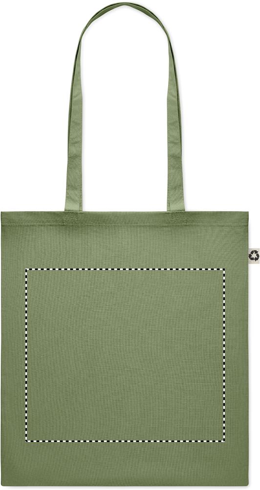 Recycled cotton shopping bag front td1 09