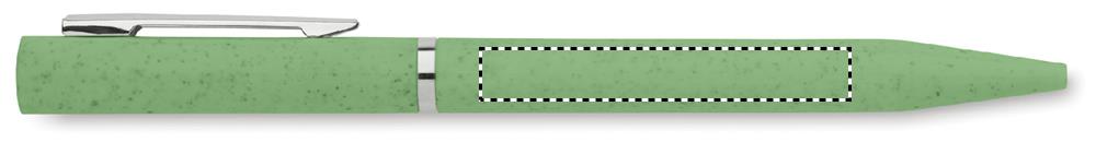 Wheat straw/ABS twist pen barrel left handed 09