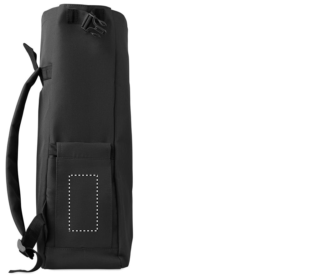 15'' roll top laptop backpack pocket left 03