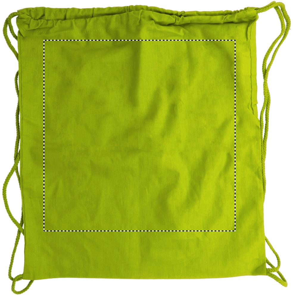 100gr/m² cotton drawstring bag back 48