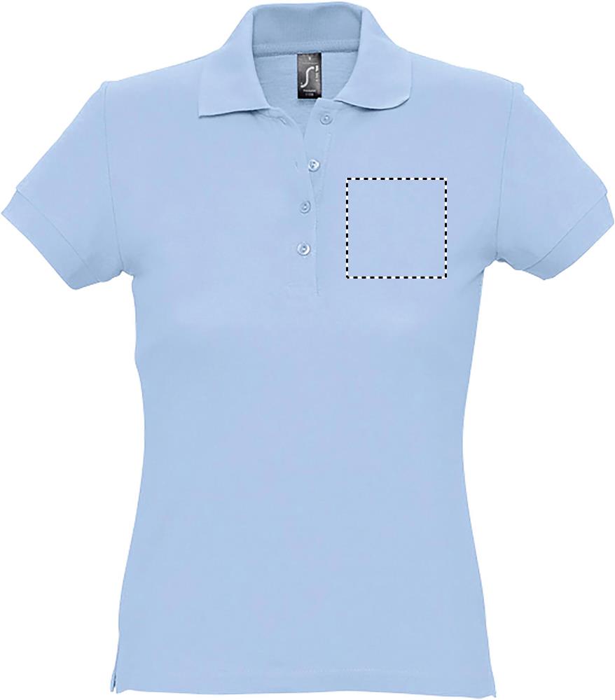 PASSION WOMEN POLO 170g chest sp