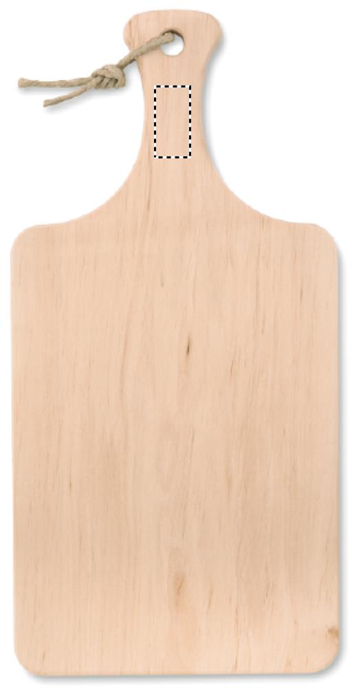 Cutting board in EU Alder wood front handle 40