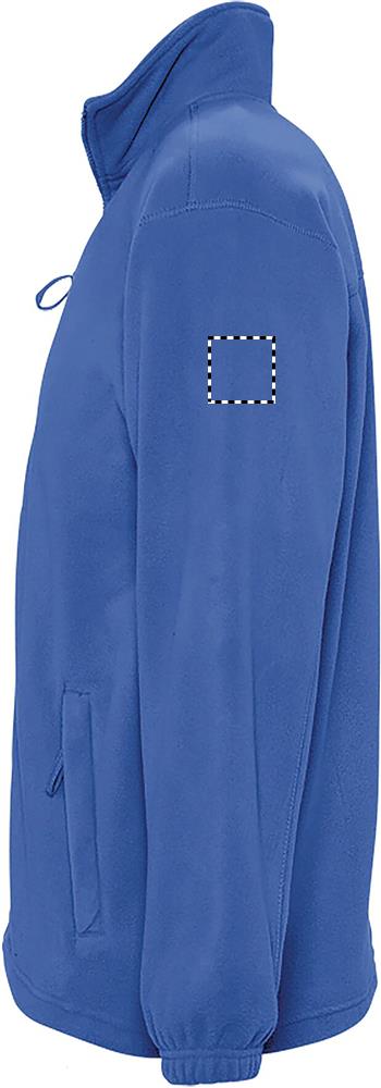 NORTH Zipped Fleece Jacket arm left rb