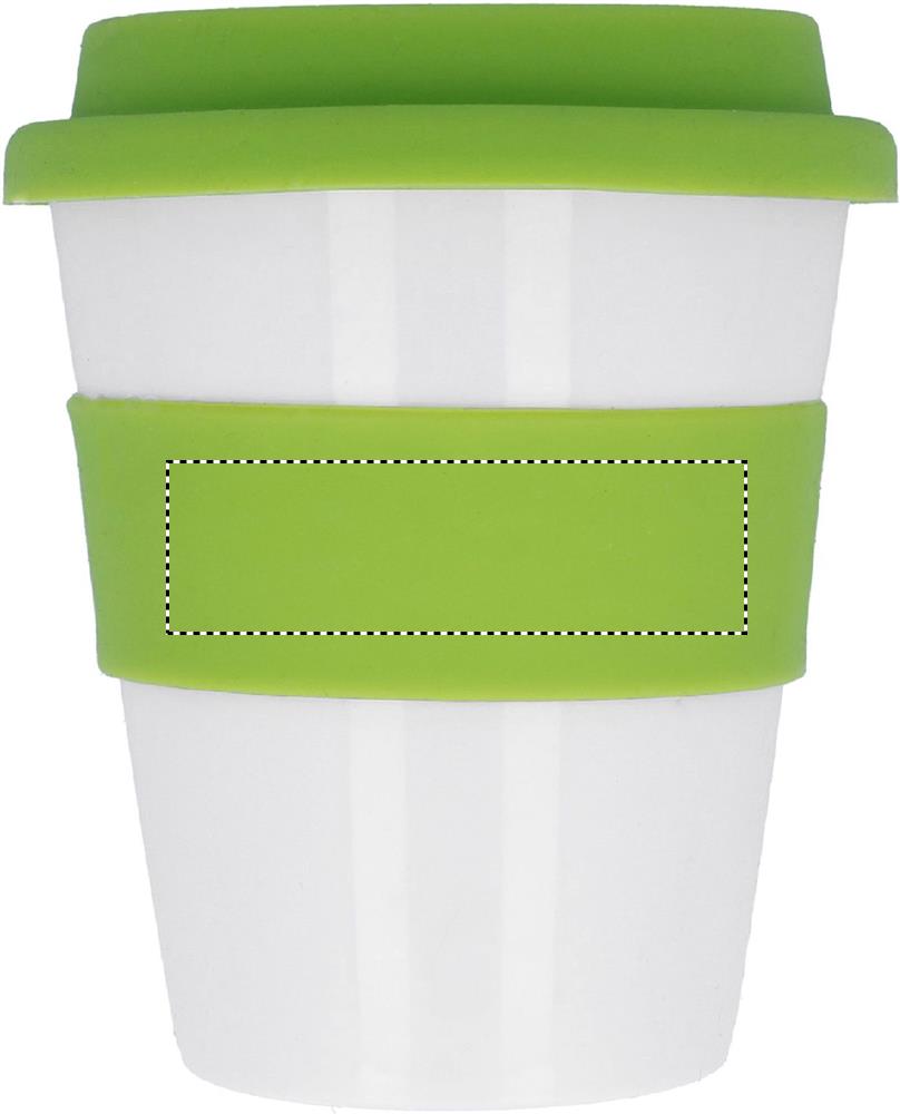 PP tumbler with silicone lid ribbon 09