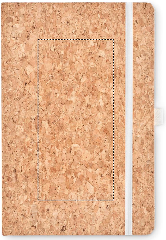 A5 cork notebook with pen front 13