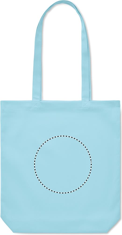 270 gr/m² Canvas shopping bag front embroidery 66