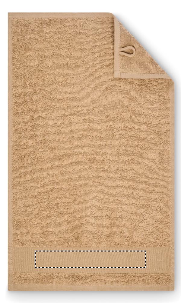 Asciugamano da ospite in cotone strip embroidery 65